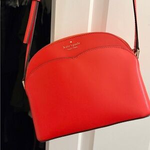 Kate Spade Red-Orange Crossbody Bag